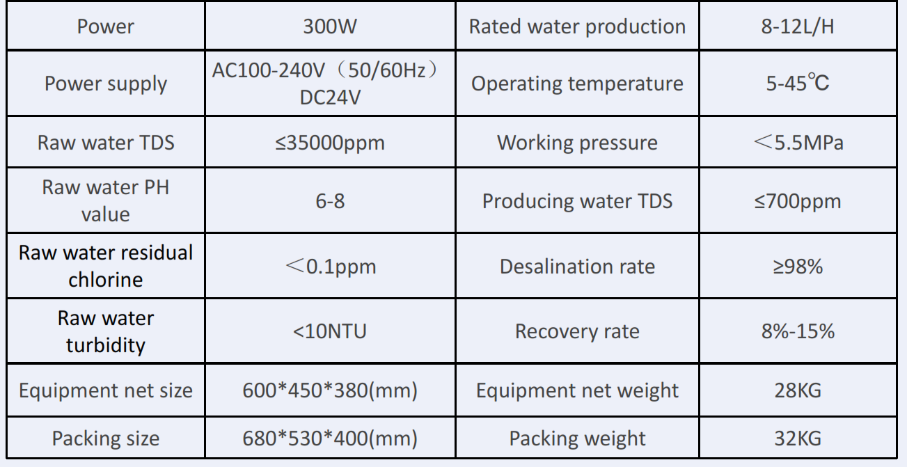 Solar Outdoor Portable Water Filter Uf Reverse Osmosis Filtration Treatment System