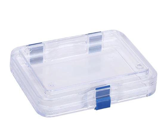 MSE PRO Static Dissipative (ESD Safe) Plastic Membrane Box (125x100x30.6 mm) for Delicate Materials Storage