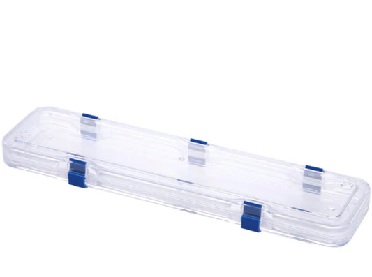 Static Dissipative (ESD Safe) Plastic Membrane Box (300x75x26 mm) for Delicate Materials Storage