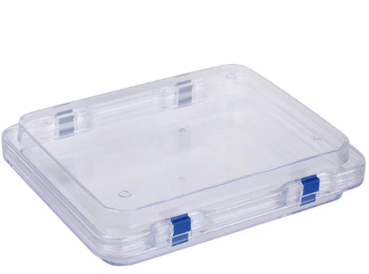 Static Dissipative (ESD Safe) Plastic Membrane Box (250x200x50 mm) for Delicate Materials Storage