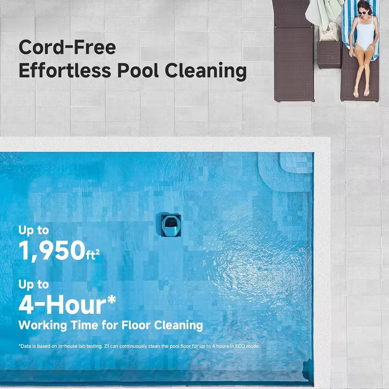 Dreame Z1 Pro Cordless Robotic Pool Cleaner