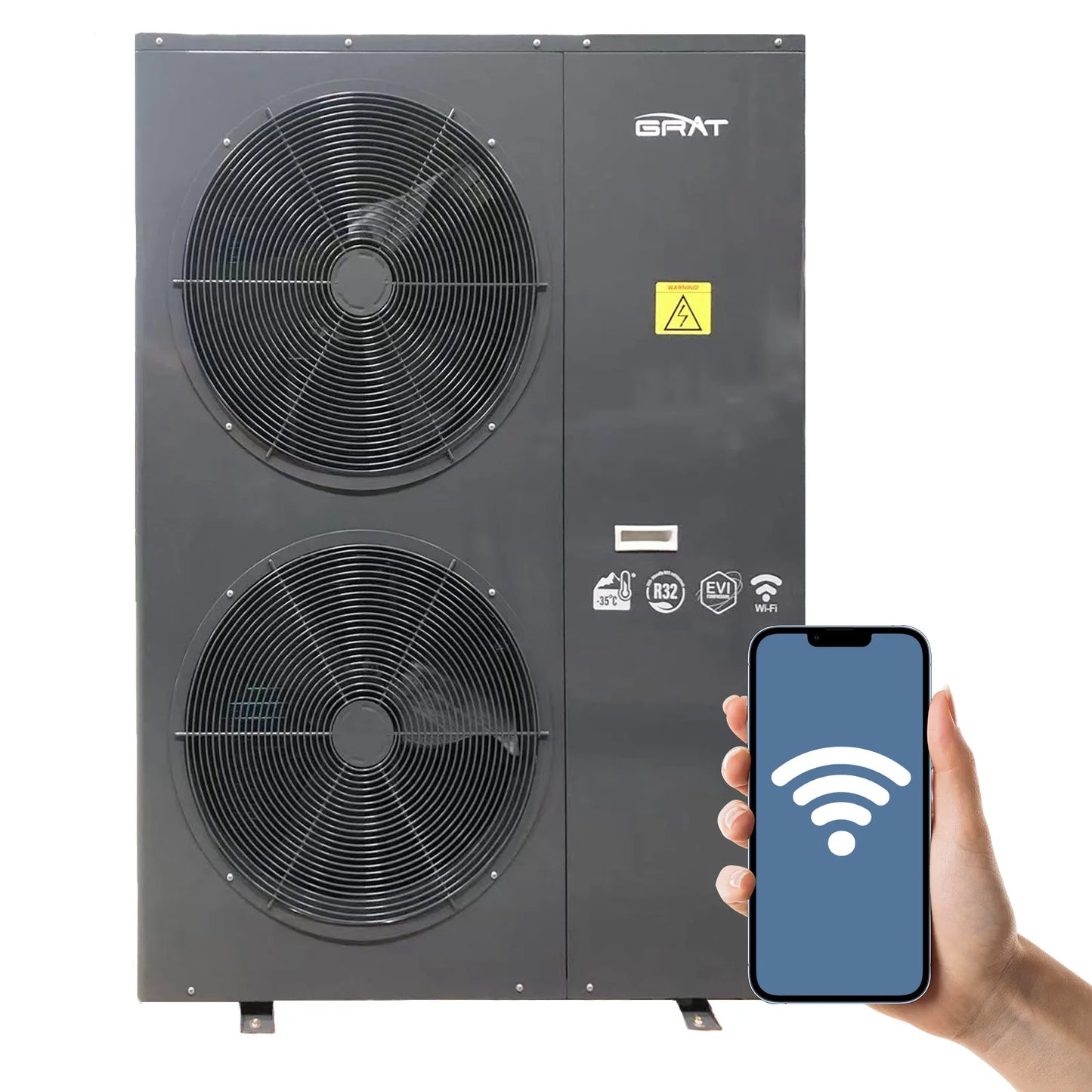 GRAT 61,000 BTU/18 KW Heating & Cooling & DHW 3 in 1 Heat Pump, Heating Area 110-160 m2