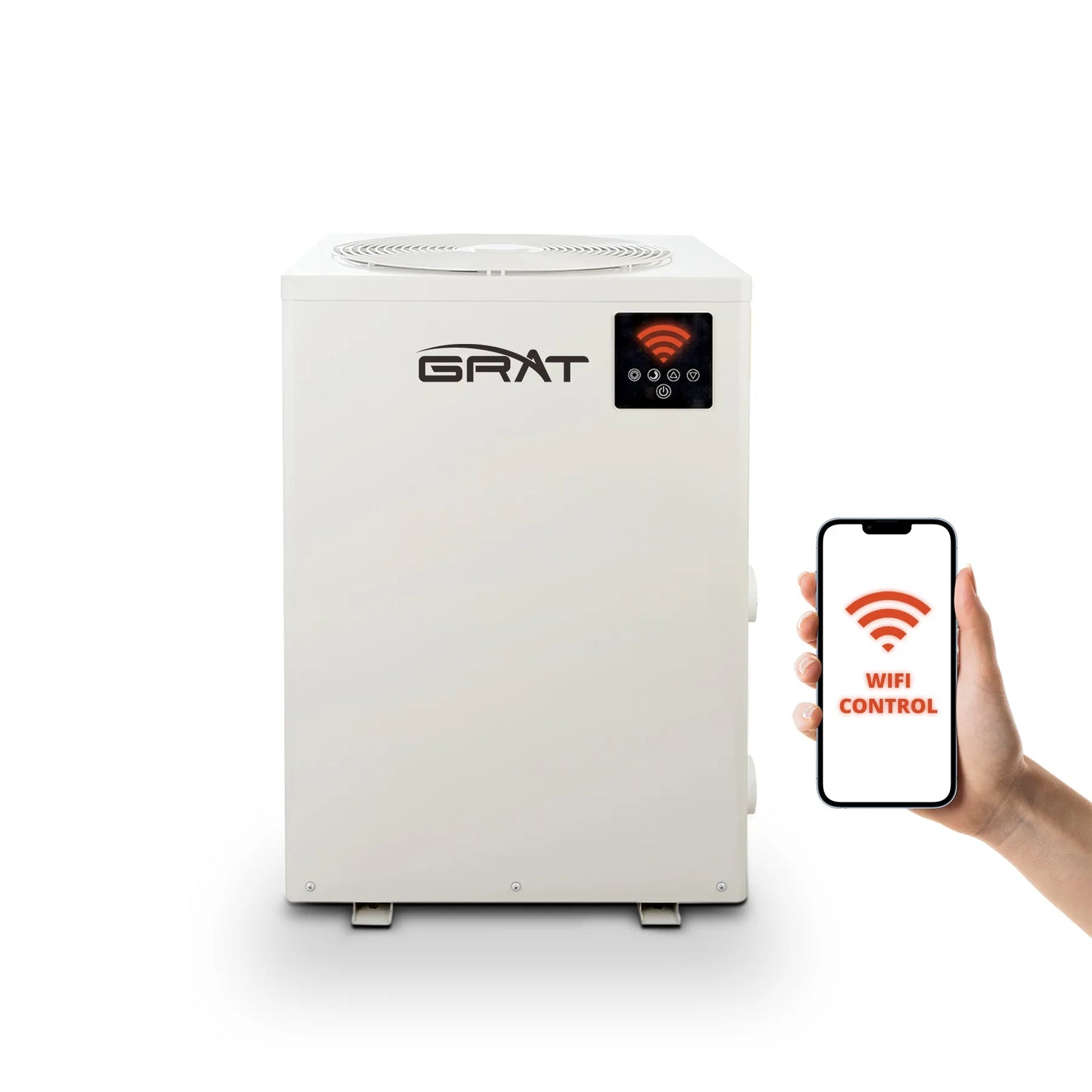 GRAT 32,400 BTU/9.5kW Swimming Pool & Spa Heat Pump for 20-45m³