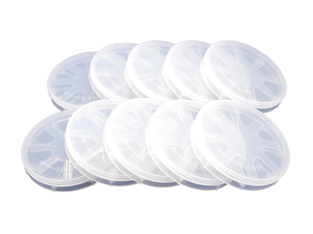 MSE PRO 3 Inch Single Wafer Carrier Case (Pack of 10), Polypropylene, Cleanroom Class 100 Grade